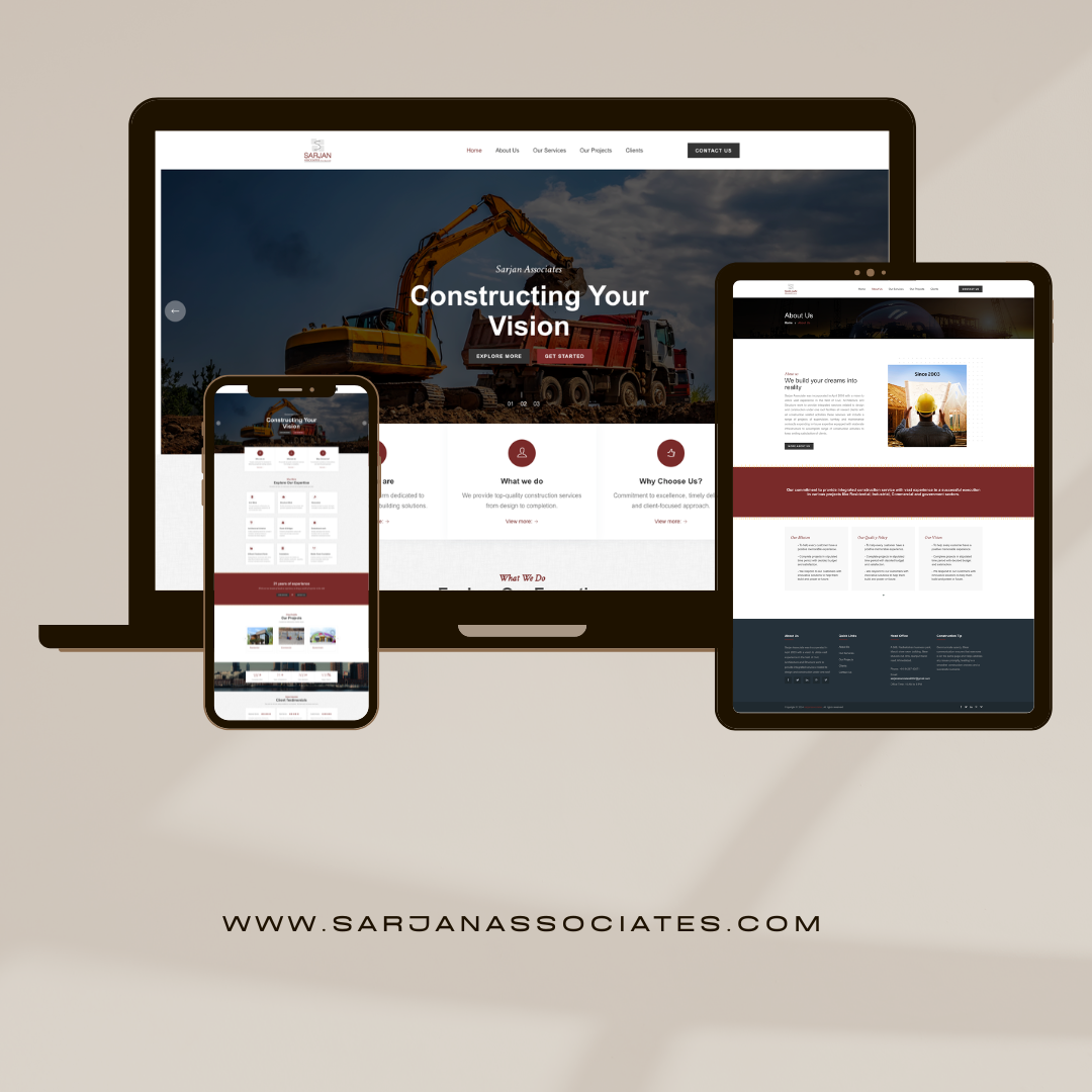 Sarjan Associates Website
