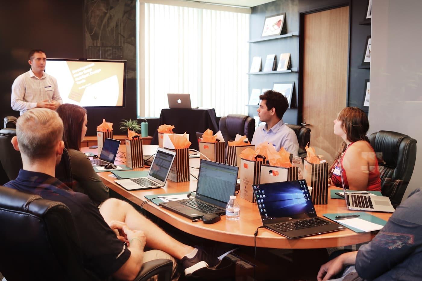 AvantiLogix team in a planning session